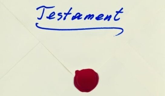 Testament auf einem „Schmierzettel“