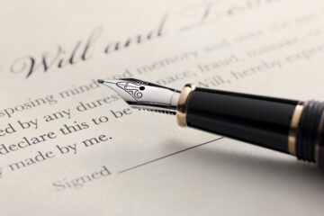 Formwirksames privatschriftliches Testament – Unterschriftsplatzierung