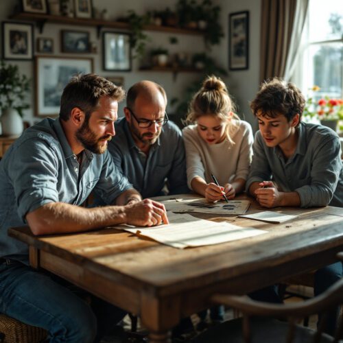 Erbvertrag. Familie, Erbschaft, Erbrecht.
