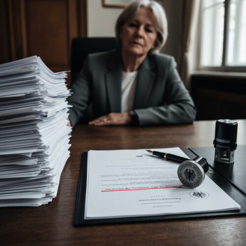 Im Erbscheinsverfahren studiert die Partei den Beschluss, ob „Kosten des Verfahrens“ auch ihre Anwaltskosten tragen.