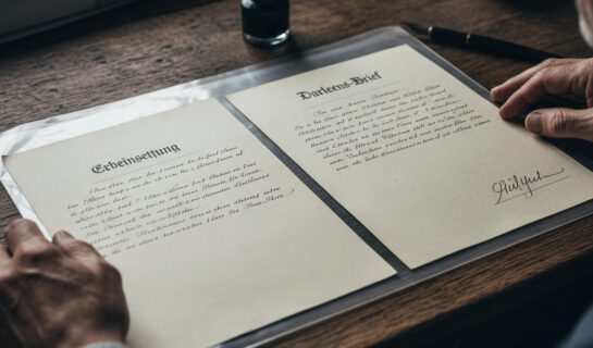 Formwirksamkeit eines handschriftlichen Testaments: Wann Brief mit Unterschrift genügt