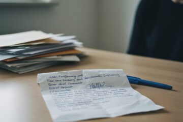 Quittung als Testament: Wann ist die Erbeinsetzung wirksam?