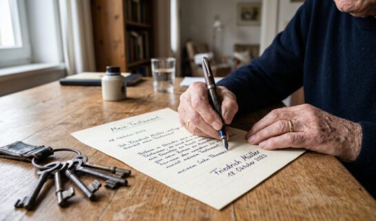 Alleinerbschein bei Testament: Gültigkeit auch bei falschem Datum